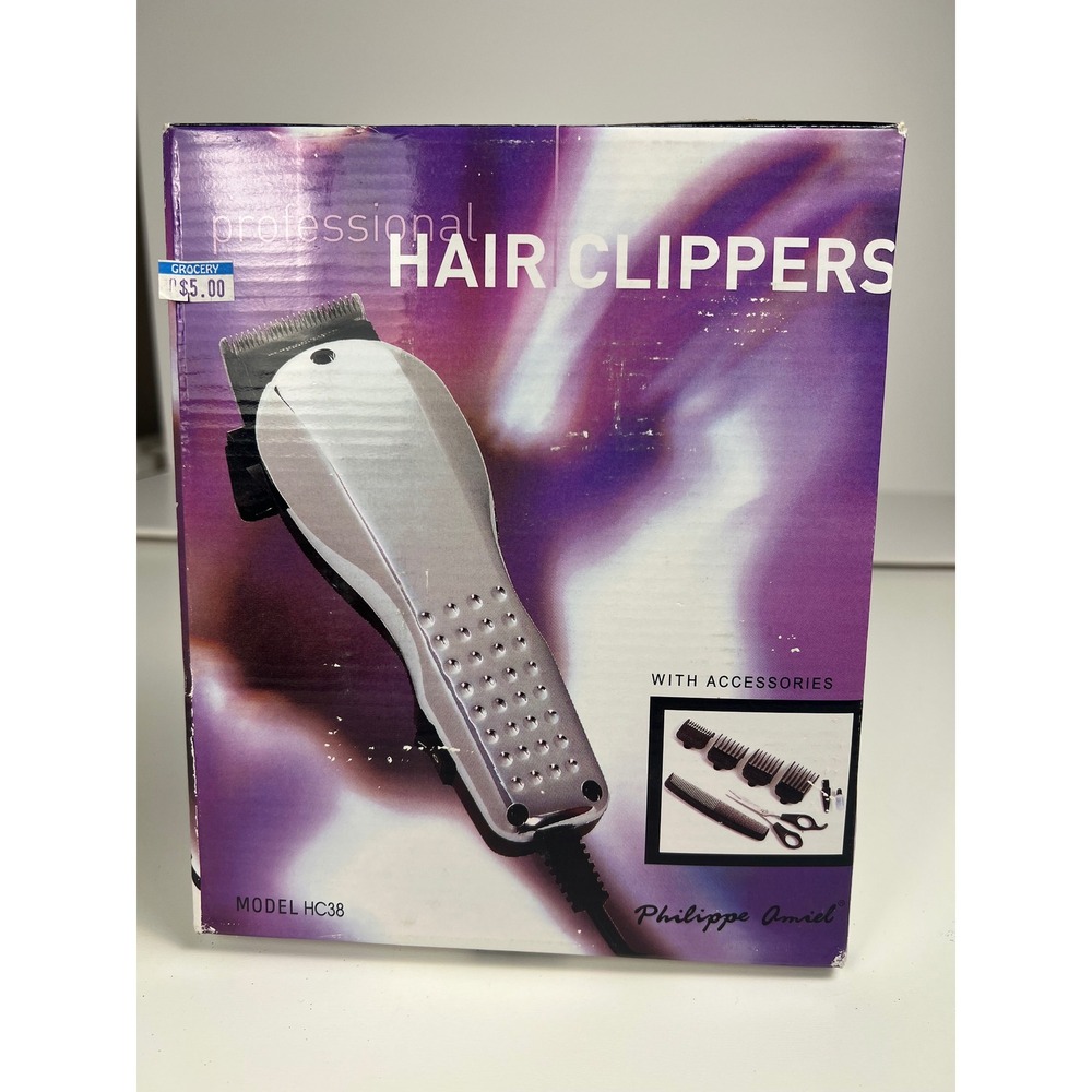 Philippe Amiel HC38 Professional‎ Electric Hair Clippers Multi Cut Accessories